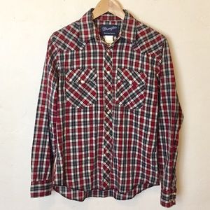 WRANGLER Western Vintage Pearl Button Shirt